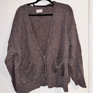 Cozy Brown Cardigan Sweater